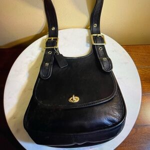 COACH 9988 vintage saddlebag smoking home